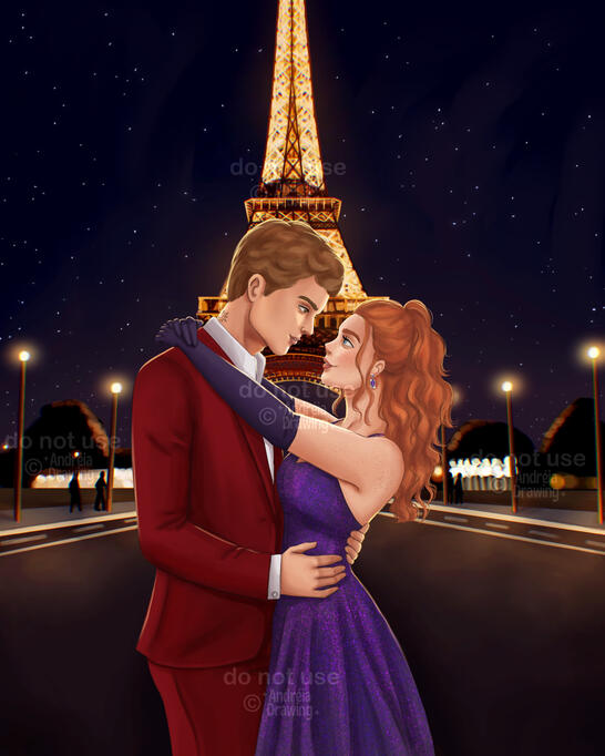 casal até a cintura + cenário